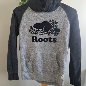Roots Black and Gray Hoodie